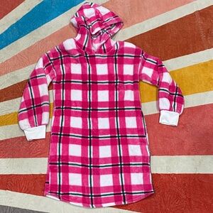 3/$10 Art Class Pink Plaid Kids Nightgown